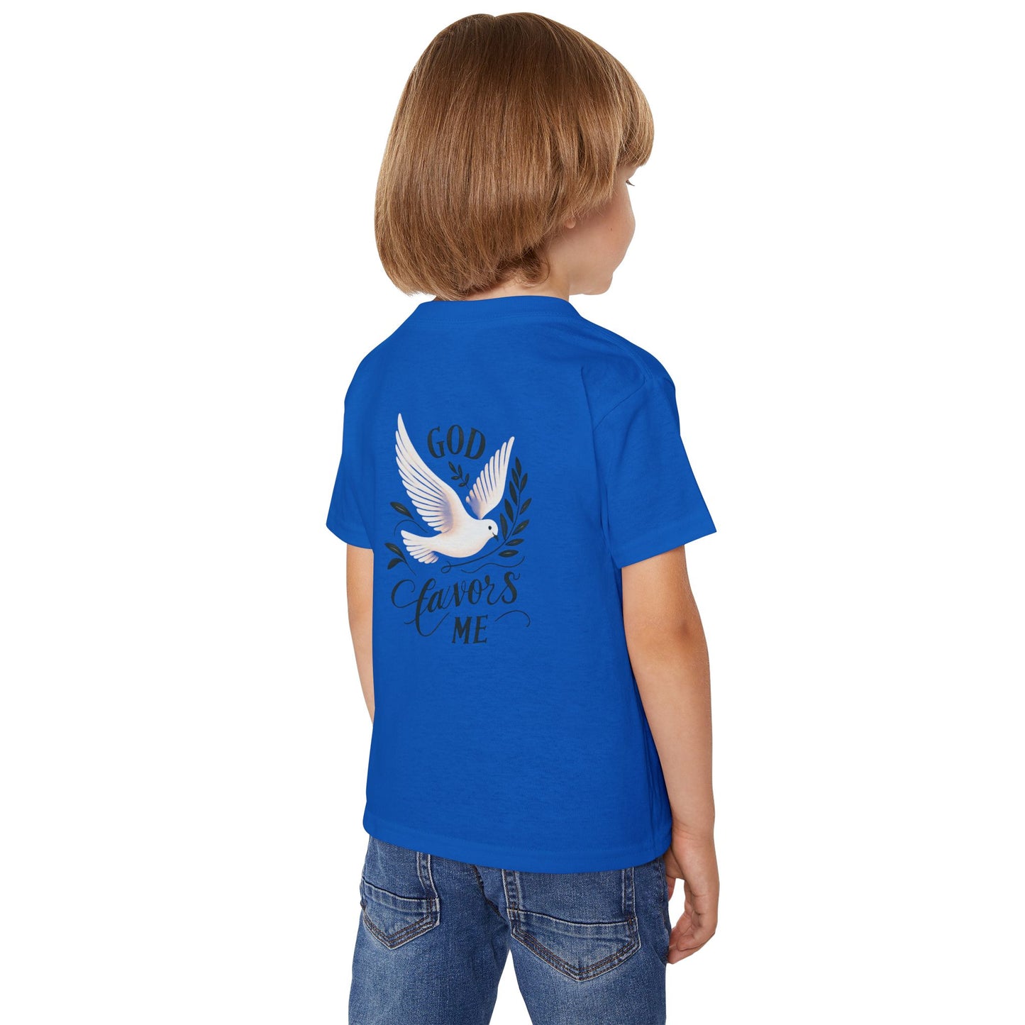 Grace & Valor Toddler T-Shirt - Black Scripture Design