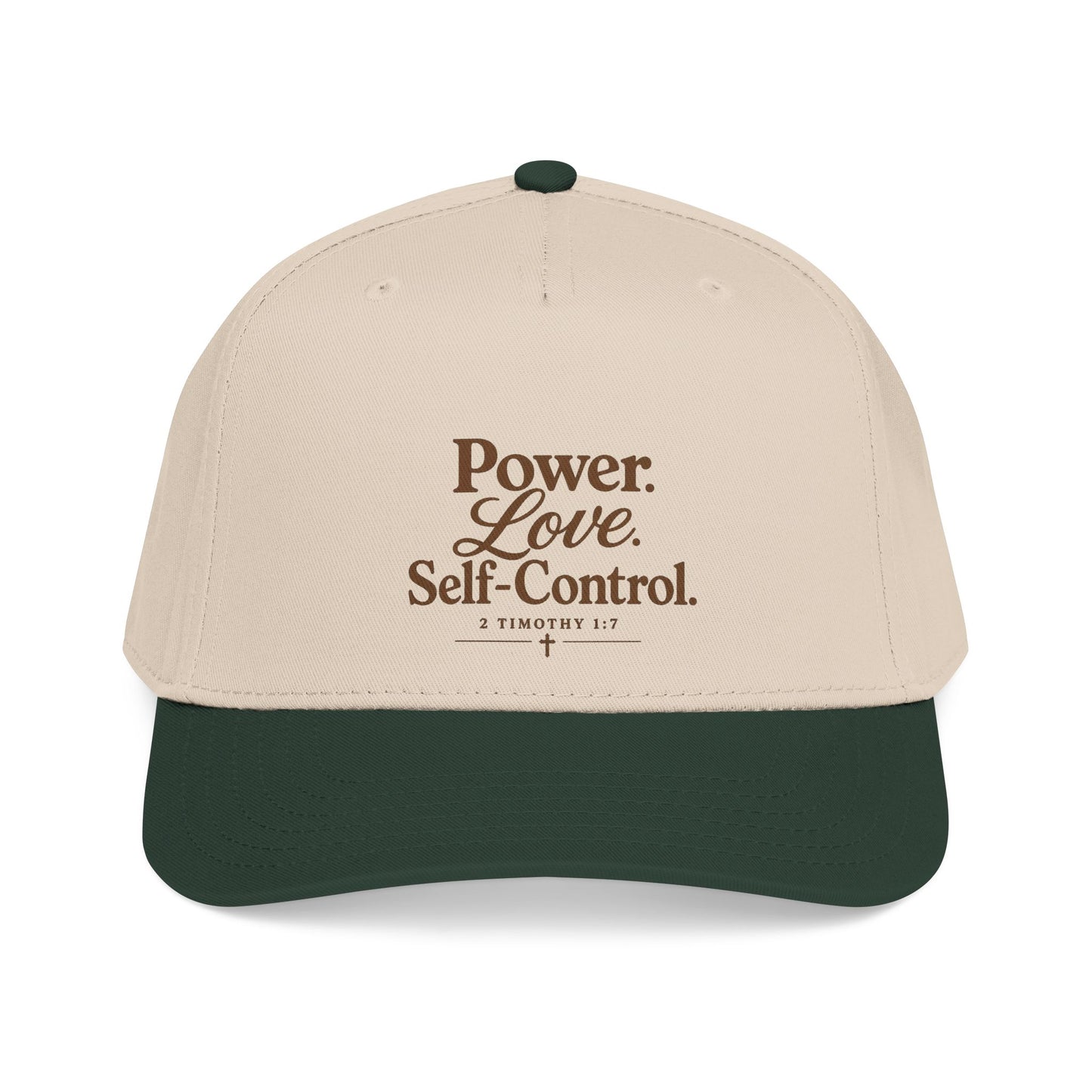 Power Love Self-Control Christian Cap | 2 Timothy 1:7 Bible Verse Snapback Hat | Faith-Based Baseball Cap for Men & Women | Christian Gift