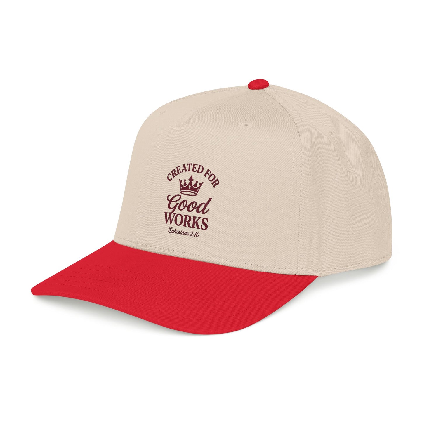 Created for Good Works Christian Cap Ephesians 2:10 Bible Verse Snapback Hat Faith Based Baseball Cap for Men Women Christian Gift