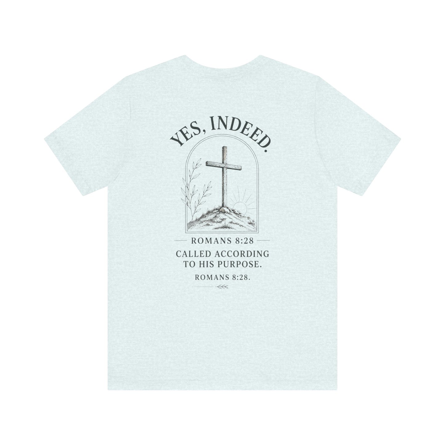 Unisex Jersey Short Sleeve Tee | gold monogram