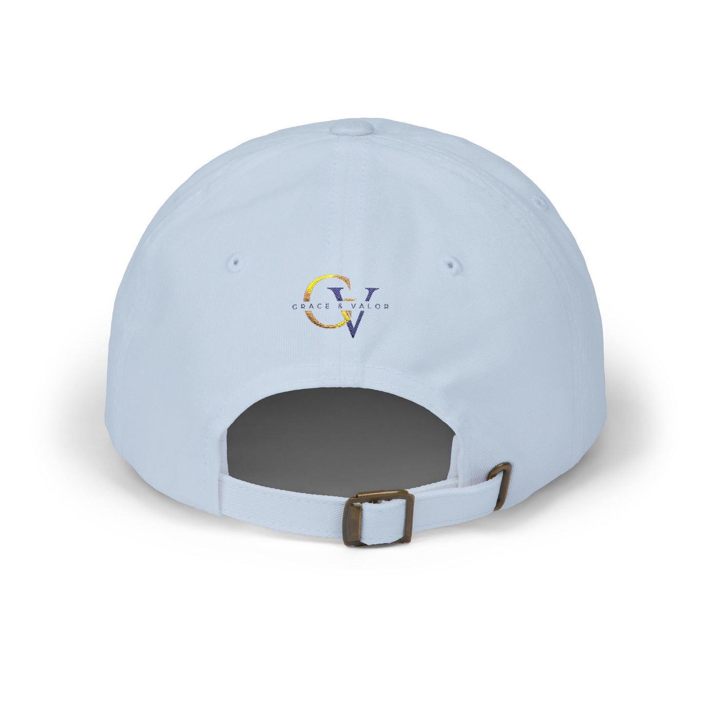 GV Gold Monogram Christian Dad Cap | Grace and Valor Collection