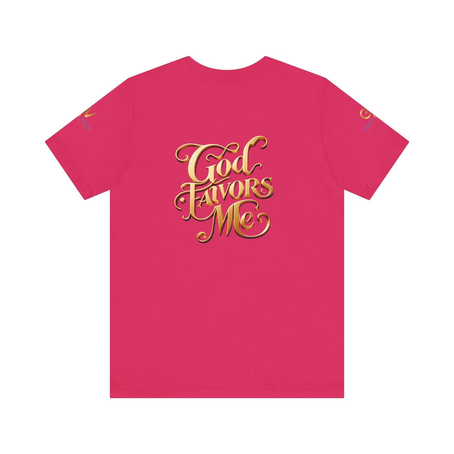 GV Original God Favors - Grace & Valor Unisex Jersey Short Sleeve Tee - Strength & Dignity Apparel