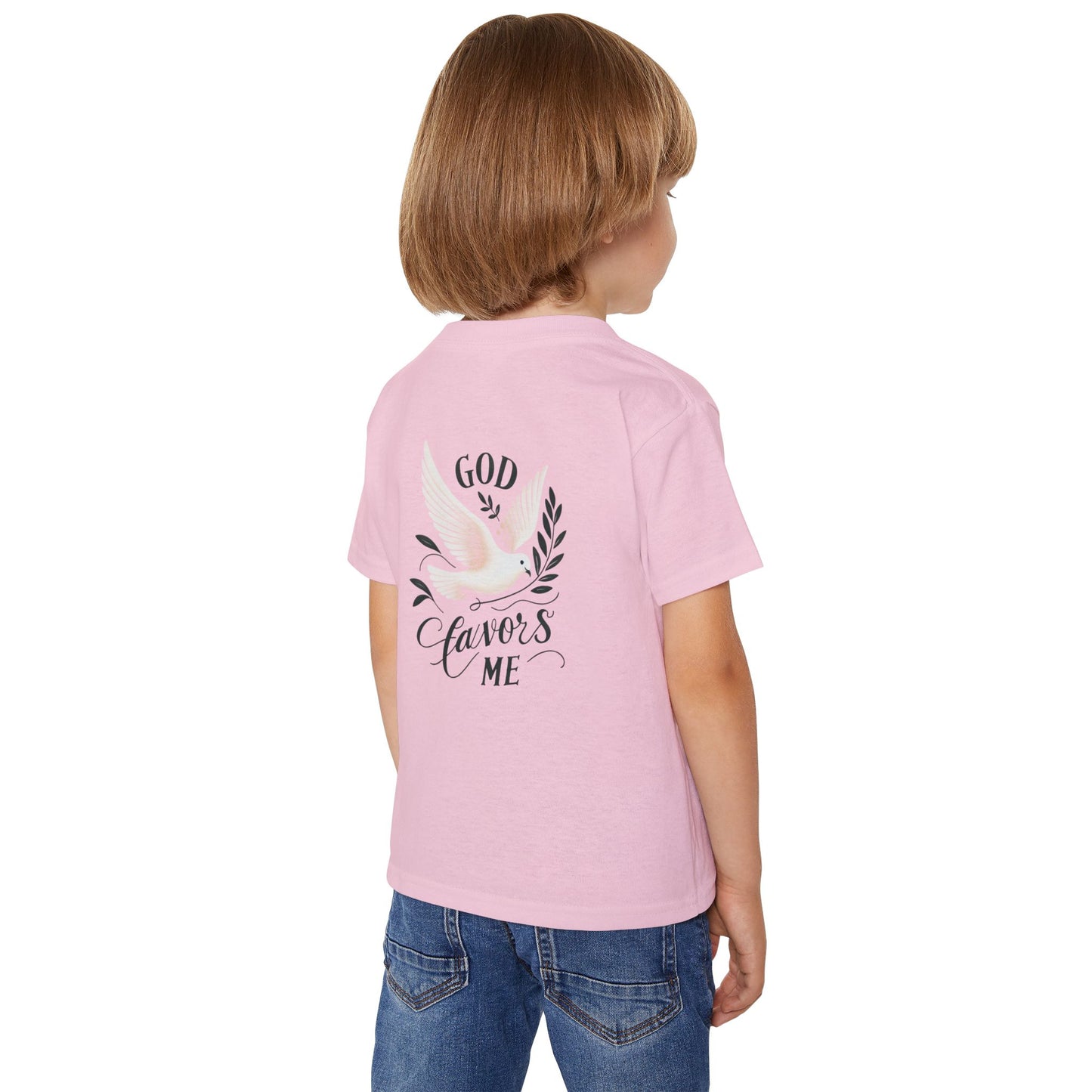 Grace & Valor Toddler T-Shirt - Black Scripture Design