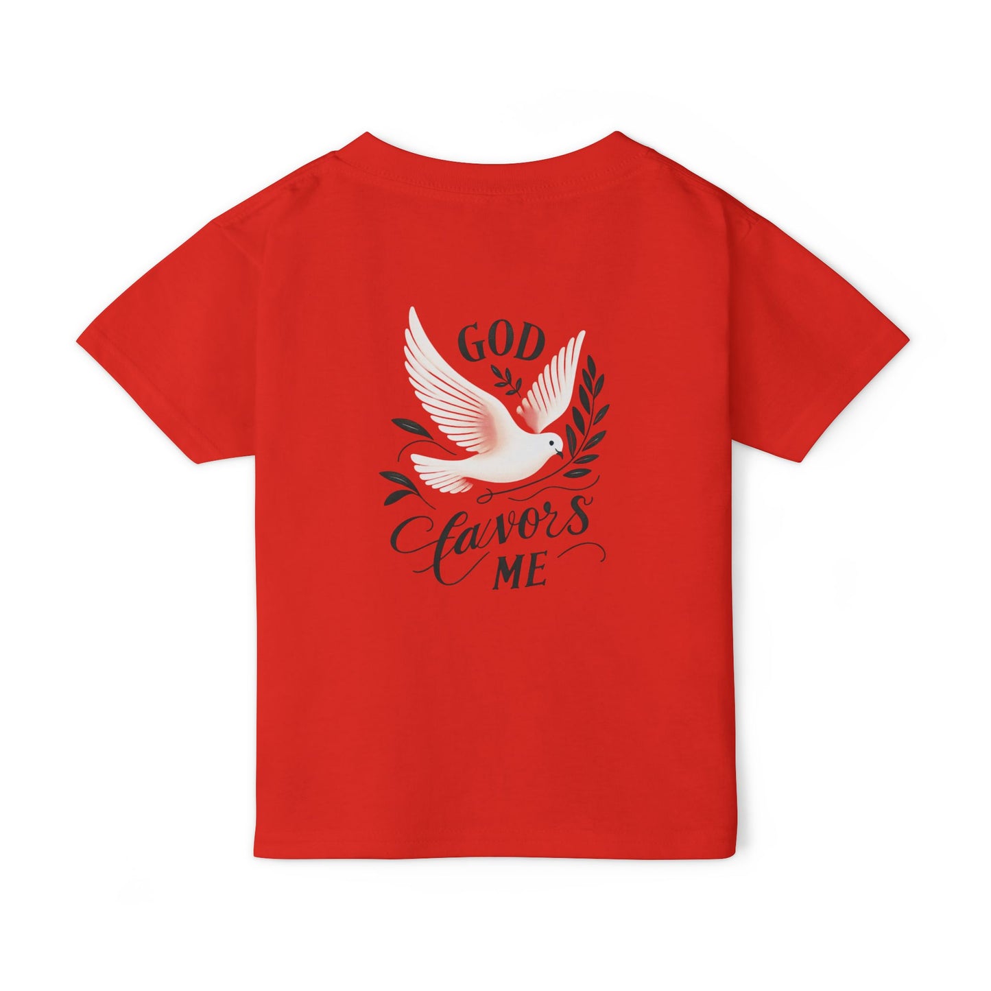 Grace & Valor Toddler T-Shirt - Black Scripture Design