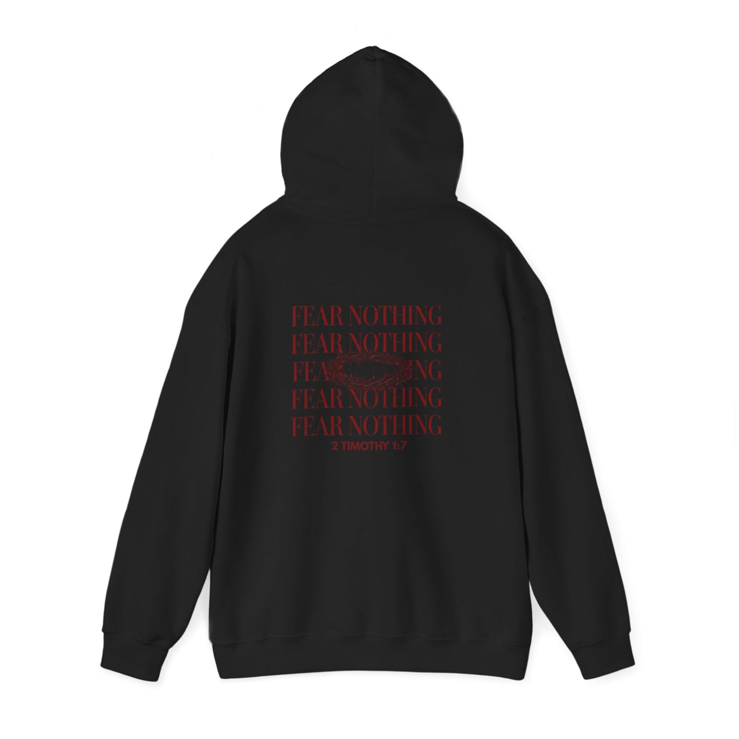 Fear Nothing Unisex Christian Hoodie | GV Gold Monogram Collection Faith Streetwear Apparel