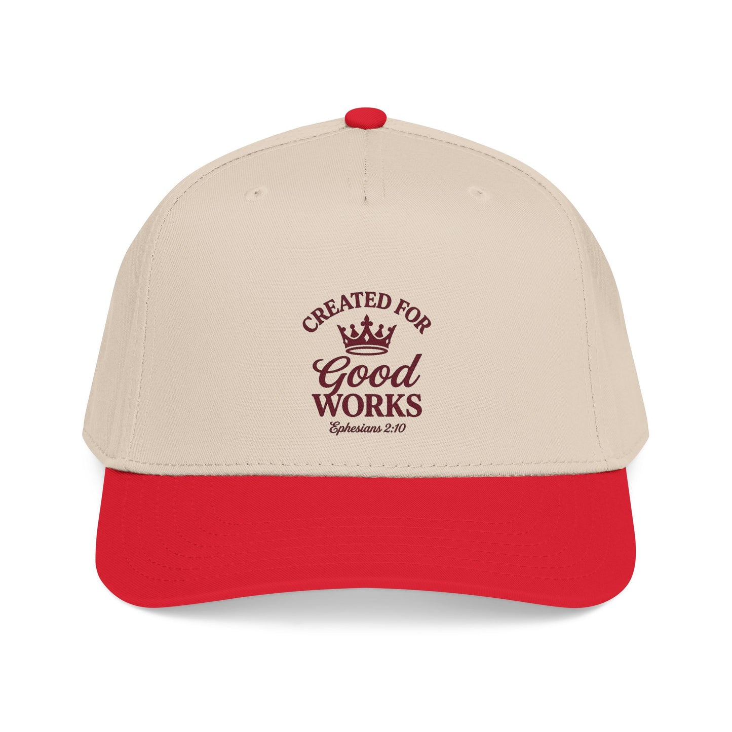 Created for Good Works Christian Cap Ephesians 2:10 Bible Verse Snapback Hat Faith Based Baseball Cap for Men Women Christian Gift