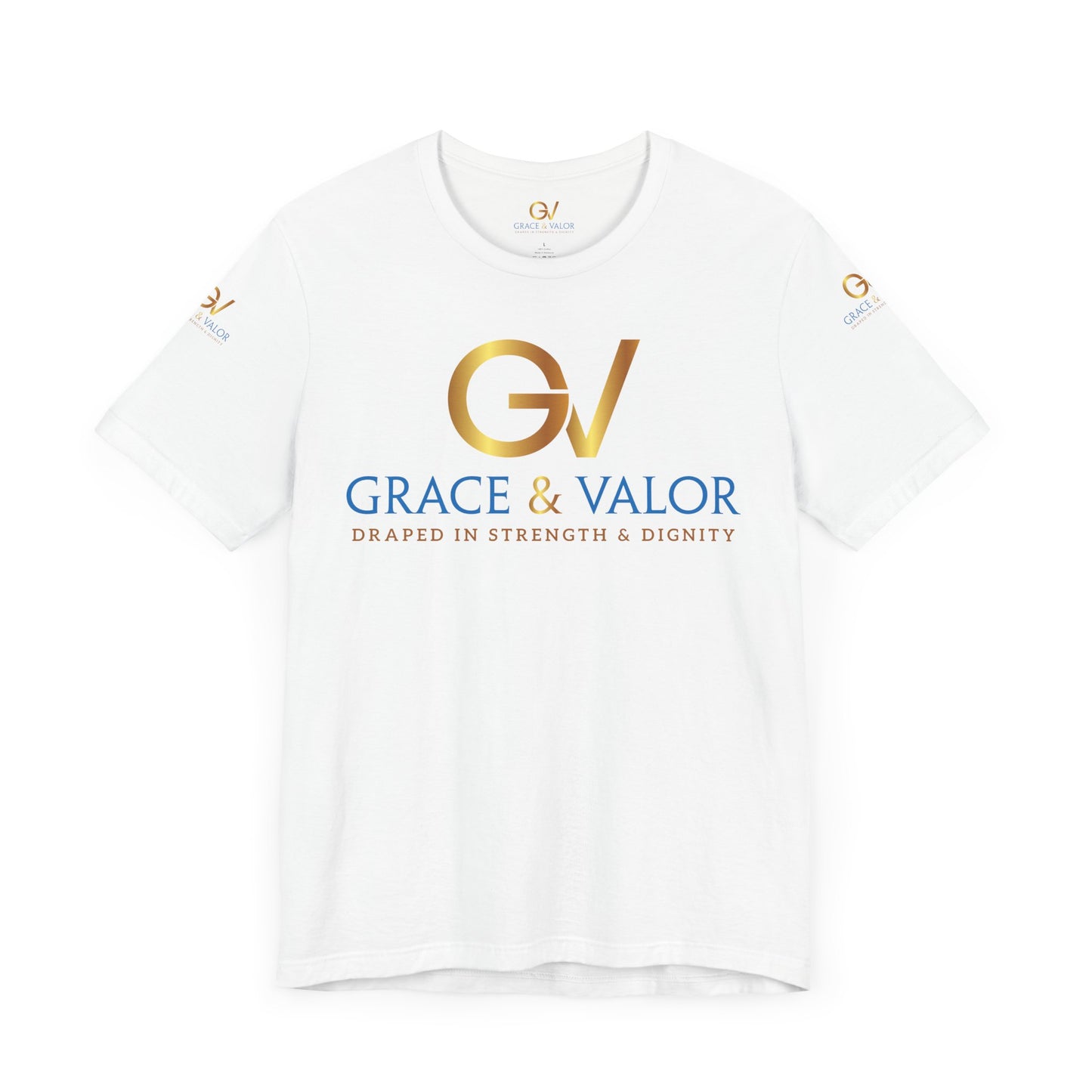 GV Original- Grace & Valor Unisex Jersey Short Sleeve Tee - Strength & Dignity Apparel