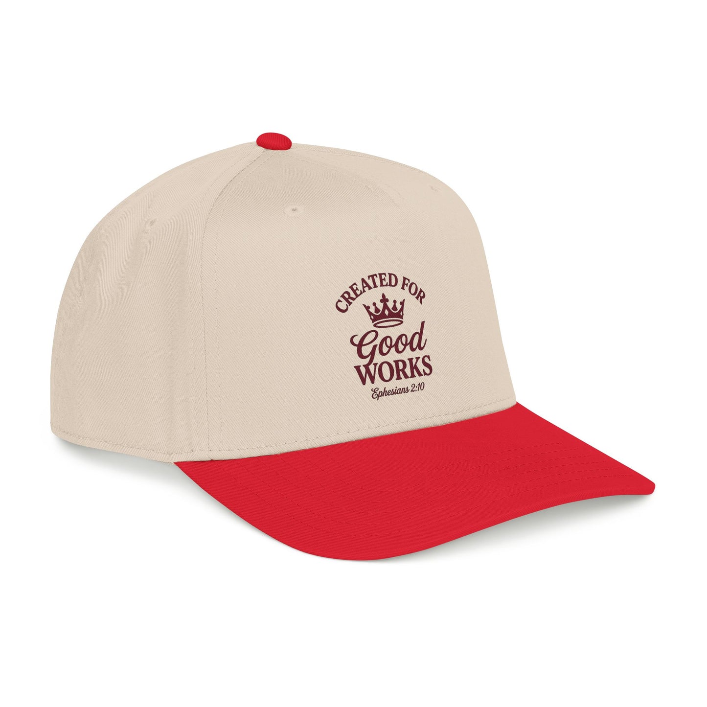 Created for Good Works Christian Cap Ephesians 2:10 Bible Verse Snapback Hat Faith Based Baseball Cap for Men Women Christian Gift