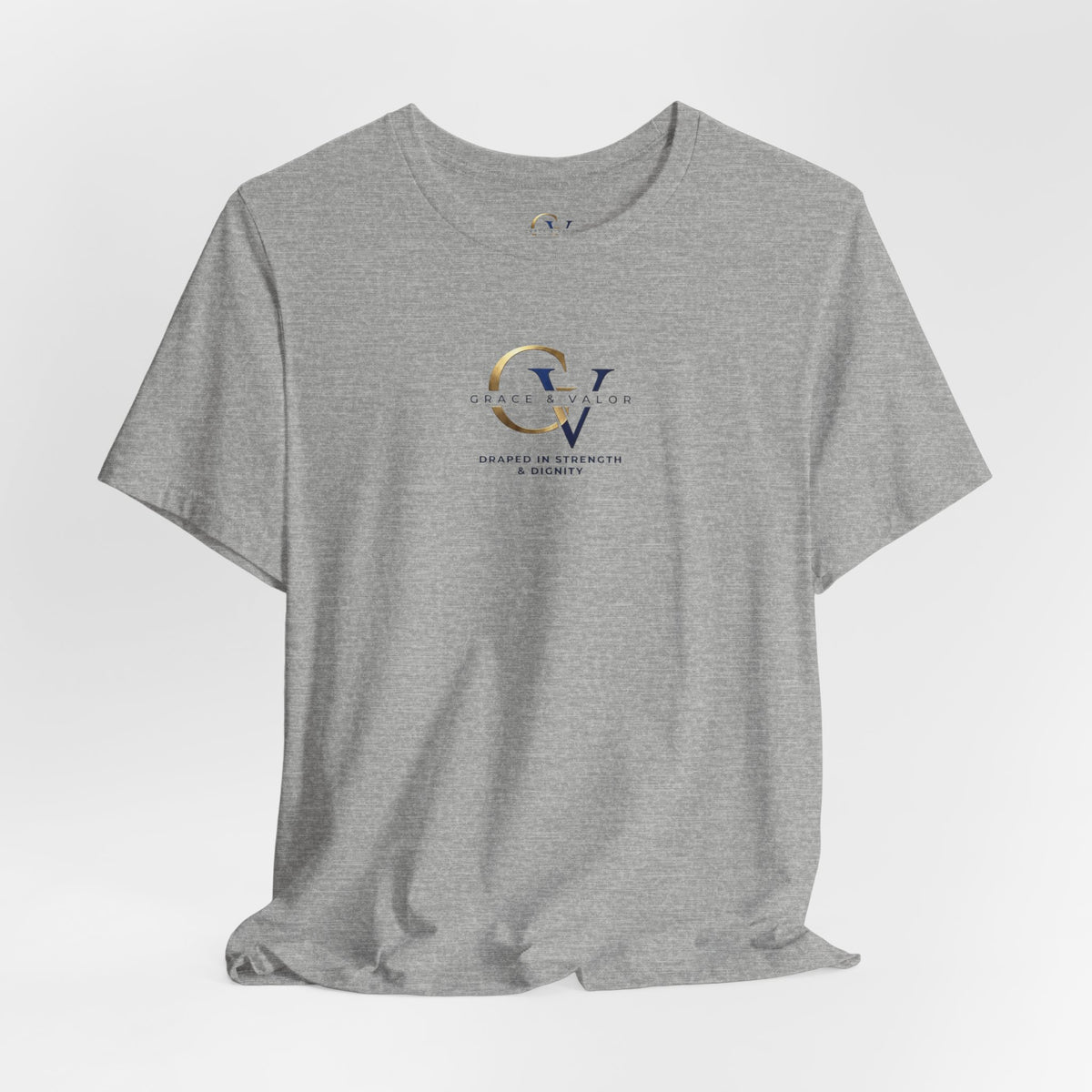 Firm Foundation Unisex Christian T-Shirt |  Grace and Valor Signature Collection Psalm 16:8 Bible Verse Faith Streetwear Apparel