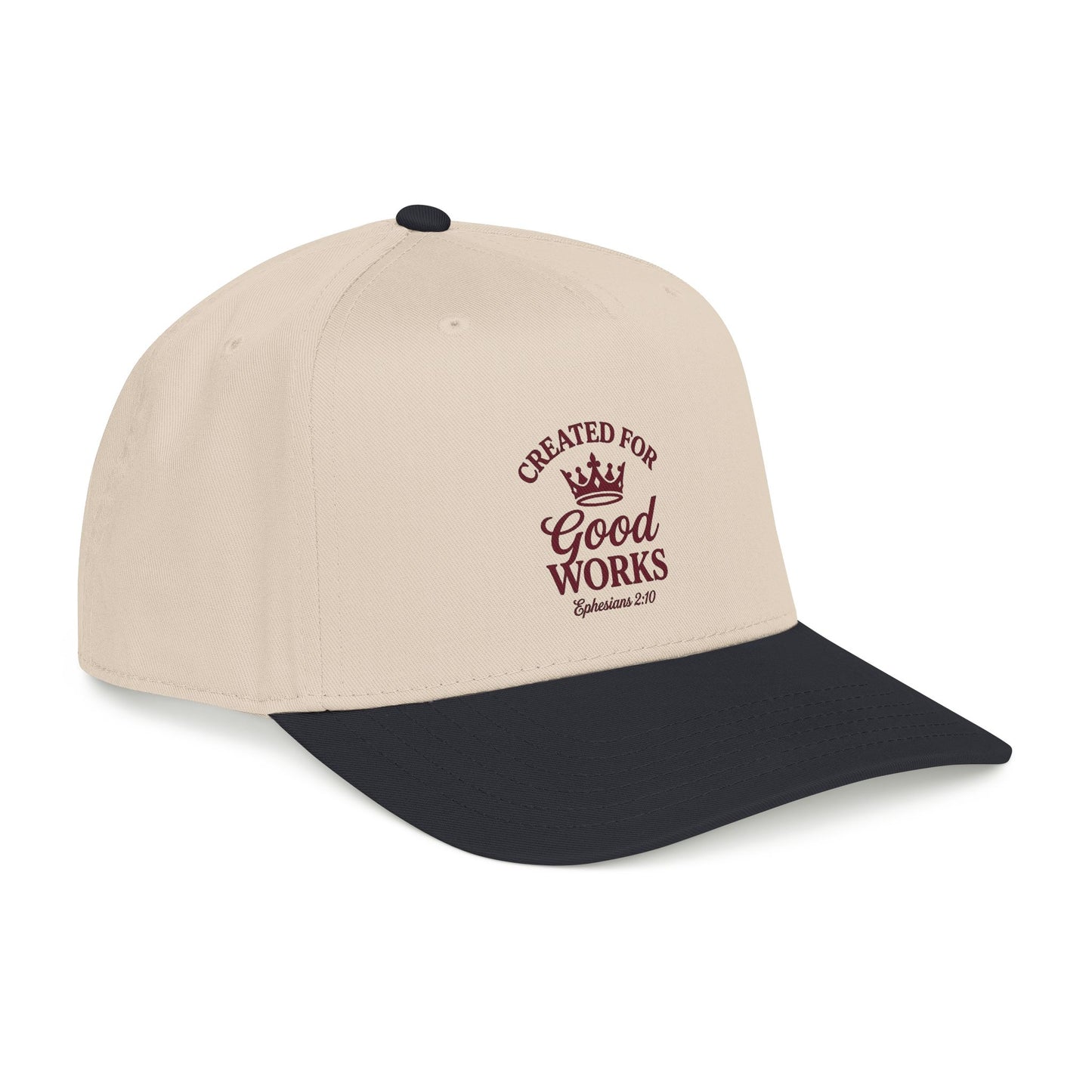 Created for Good Works Christian Cap Ephesians 2:10 Bible Verse Snapback Hat Faith Based Baseball Cap for Men Women Christian Gift