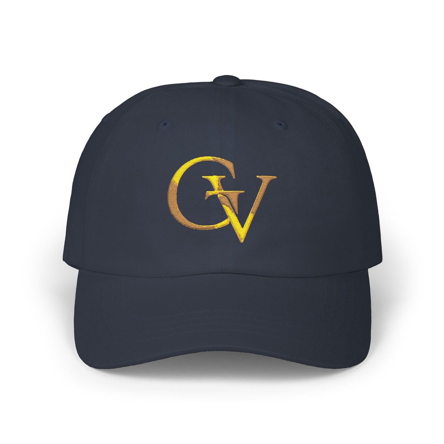 GV Gold Monogram Christian Dad Cap | Grace and Valor Collection