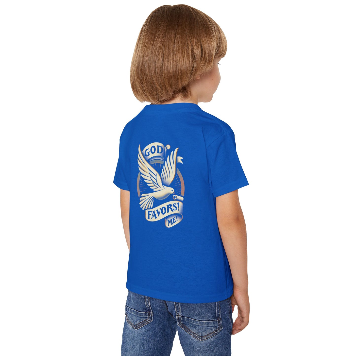 Grace & Valor Toddler T-Shirt - White Scripture Design