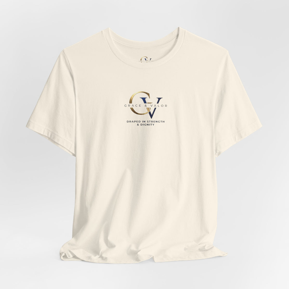 Firm Foundation Unisex Christian T-Shirt |  Grace and Valor Signature Collection Psalm 16:8 Bible Verse Faith Streetwear Apparel