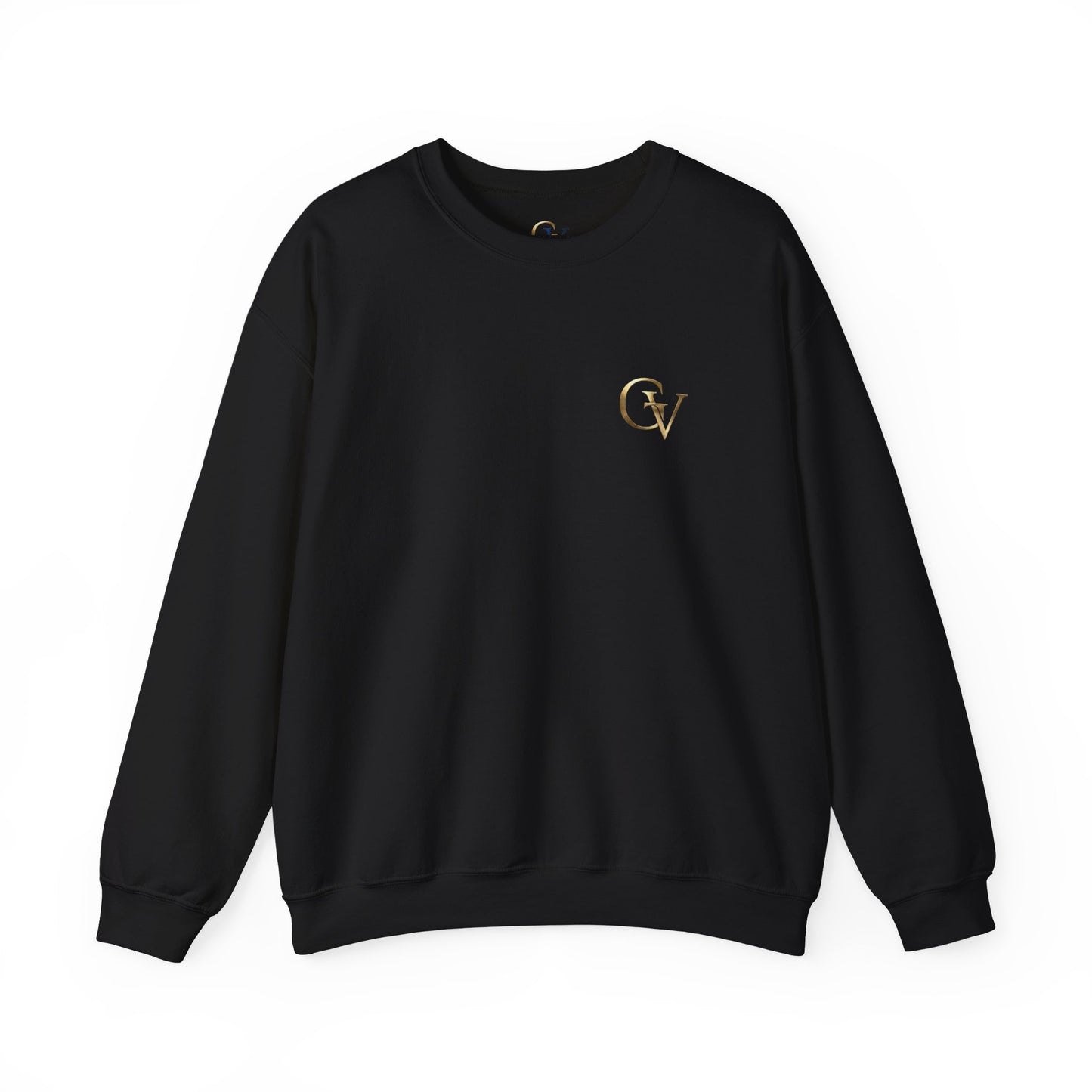 Strong in the Lord Unisex Christian Sweatshirt | GV Gold Monogram Collection Ephesians 6:10 Bible Verse Faith Streetwear Apparel