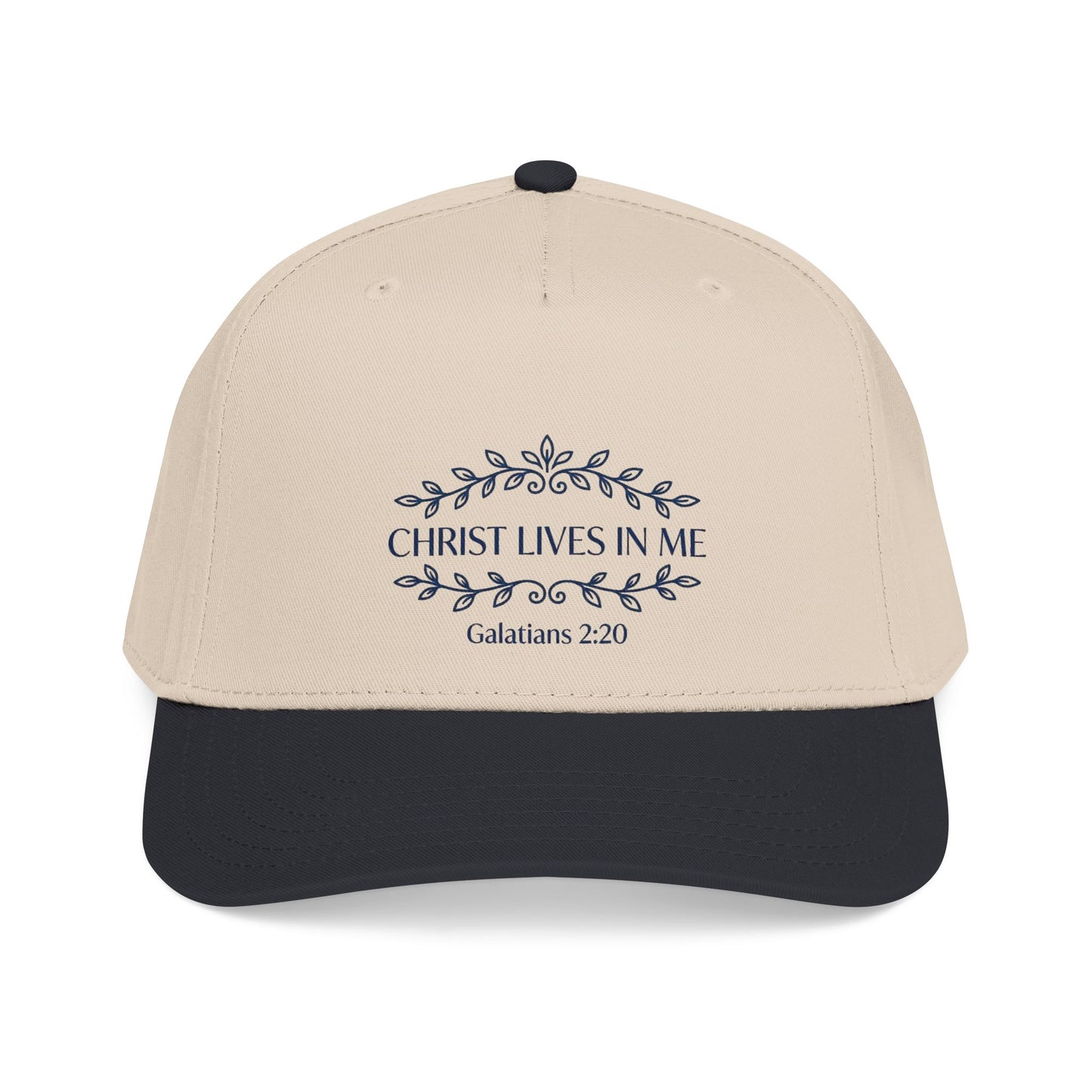 Christ Lives in Me Christian Baseball Cap – Galatians 2:20 Scripture Hat for Men and Women | Faith-Based Religious Gift | Inspirational Bible Verse Adjustable Cap