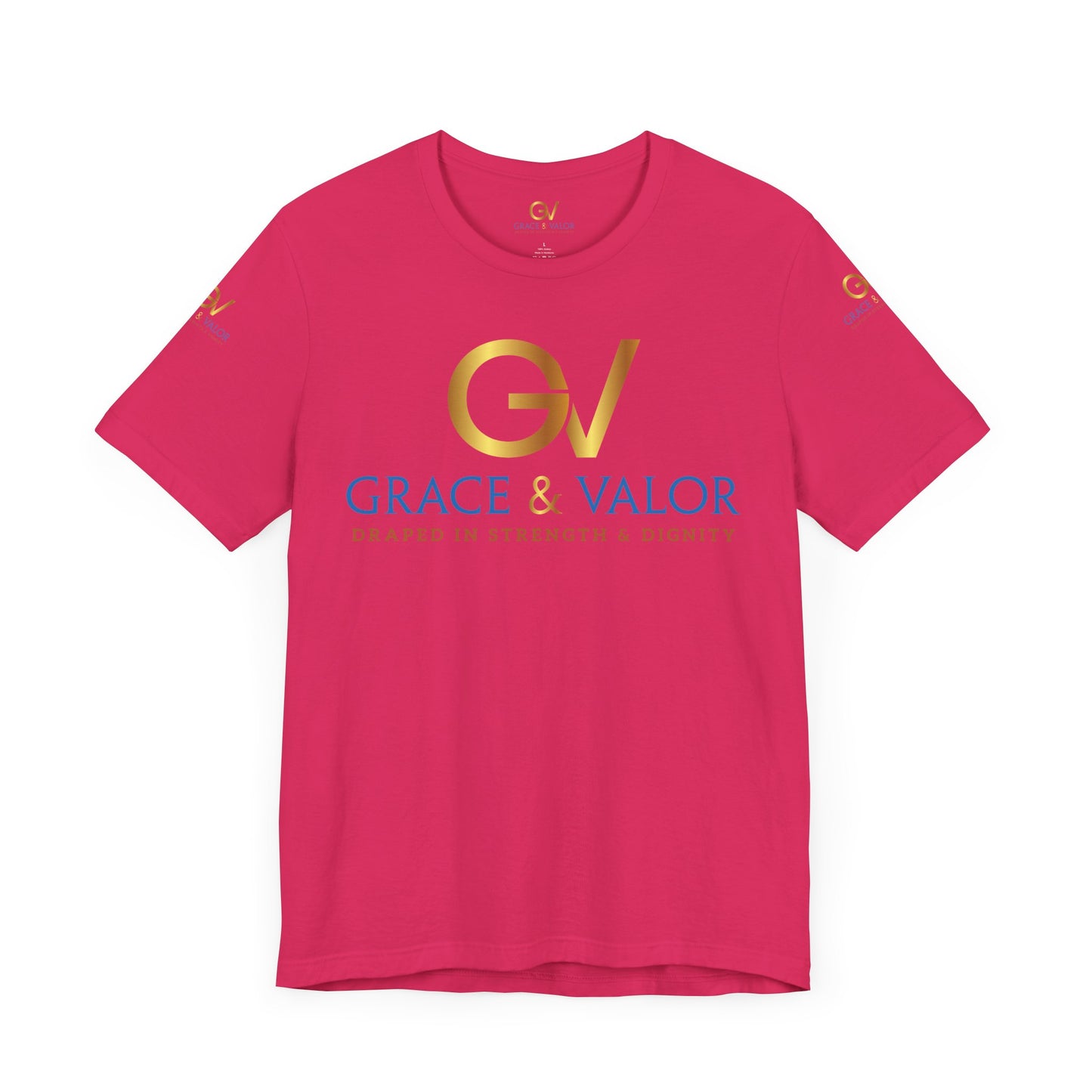 GV Original- Grace & Valor Unisex Jersey Short Sleeve Tee - Strength & Dignity Apparel