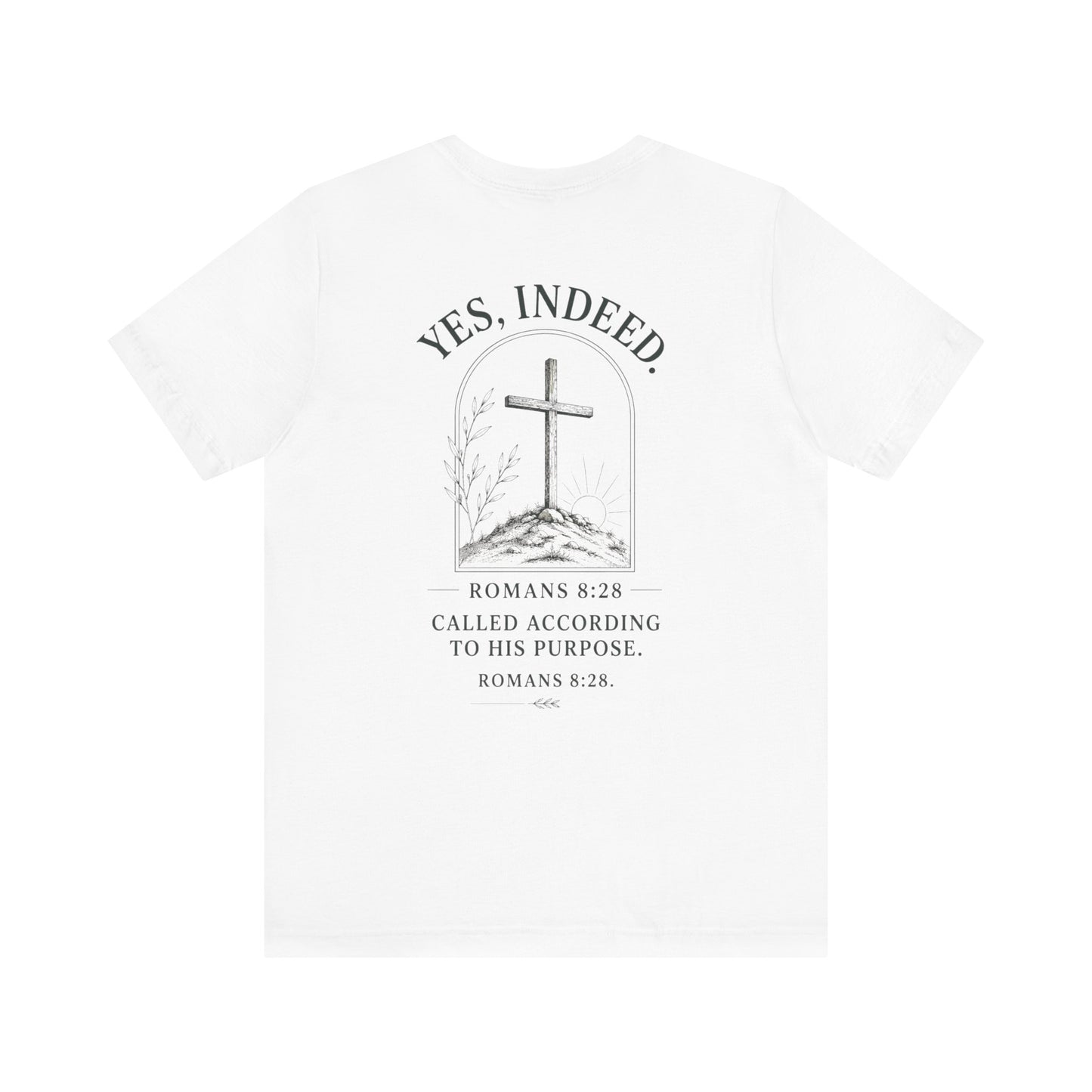 Unisex Jersey Short Sleeve Tee | gold monogram