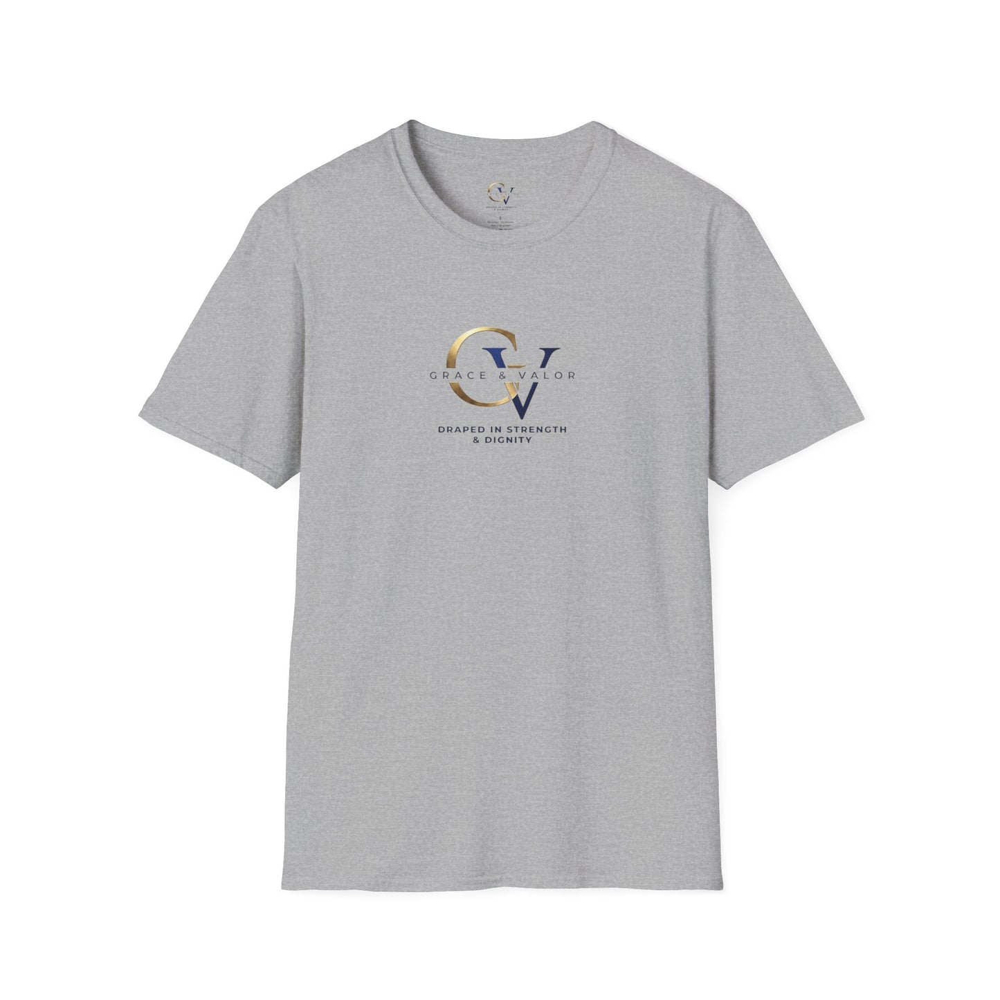 Firm Foundation Unisex Christian T-Shirt |  Grace and Valor Signature Collection Psalm 16:8 Bible Verse Faith Streetwear Apparel
