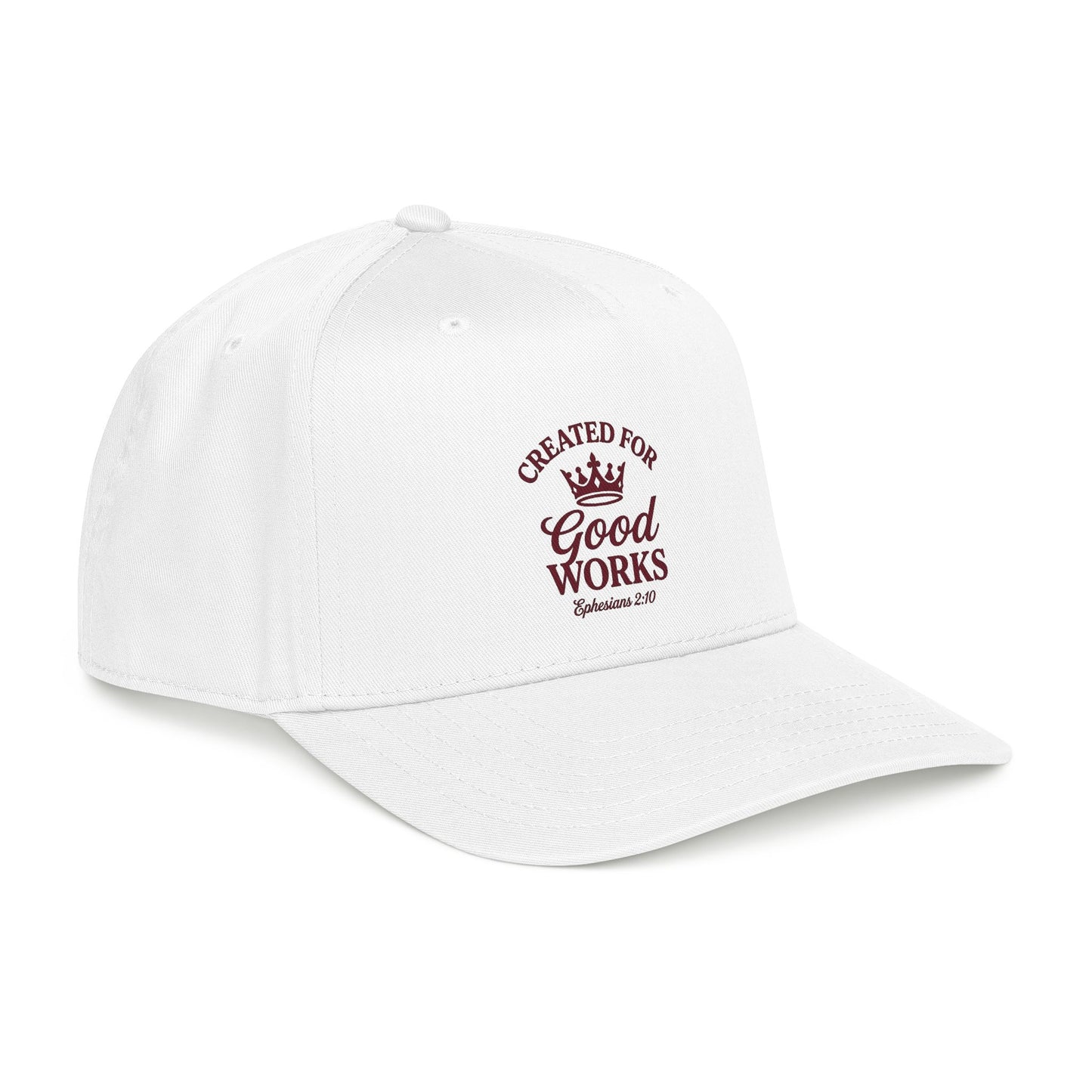 Created for Good Works Christian Cap Ephesians 2:10 Bible Verse Snapback Hat Faith Based Baseball Cap for Men Women Christian Gift