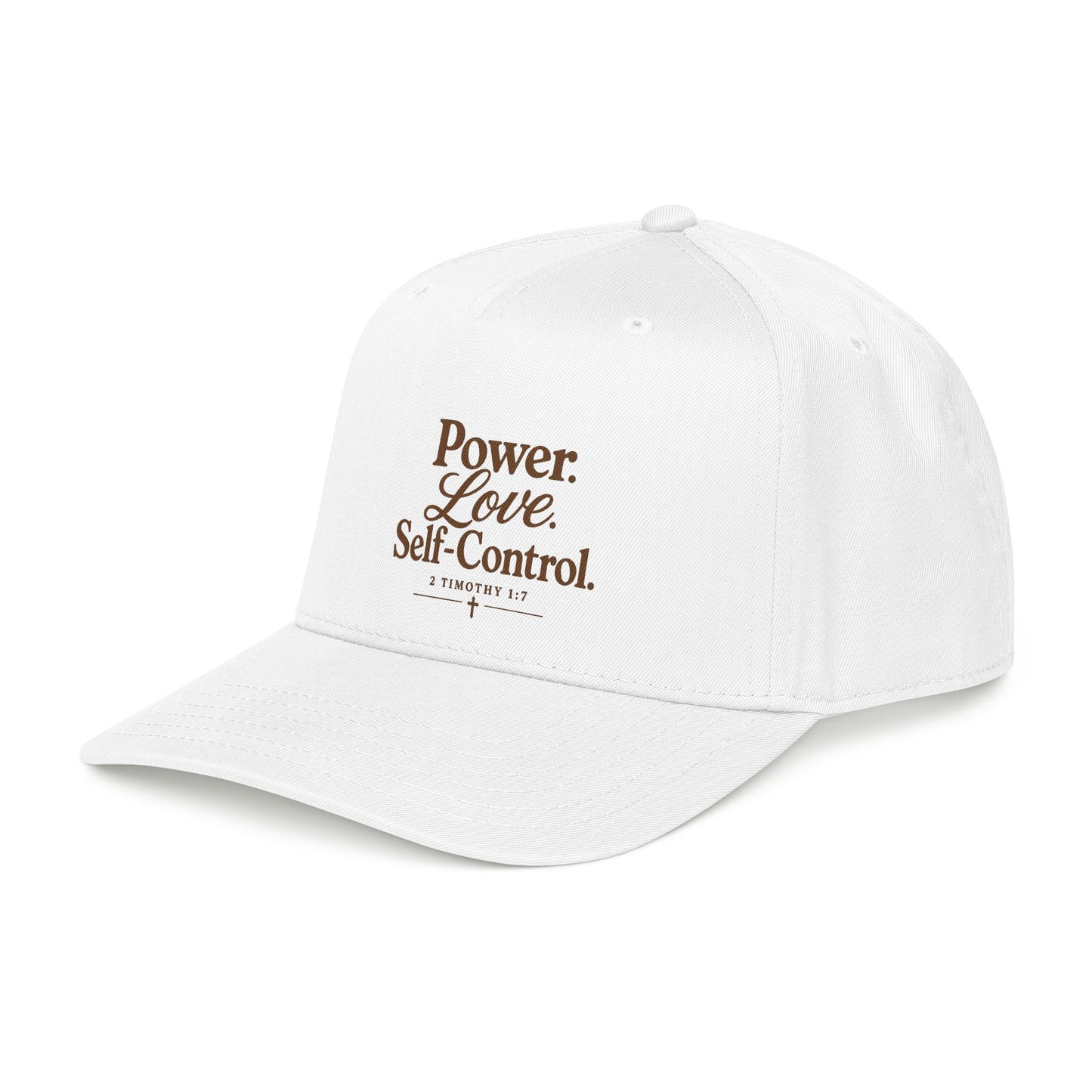 Power Love Self-Control Christian Cap | 2 Timothy 1:7 Bible Verse Snapback Hat | Faith-Based Baseball Cap for Men & Women | Christian Gift