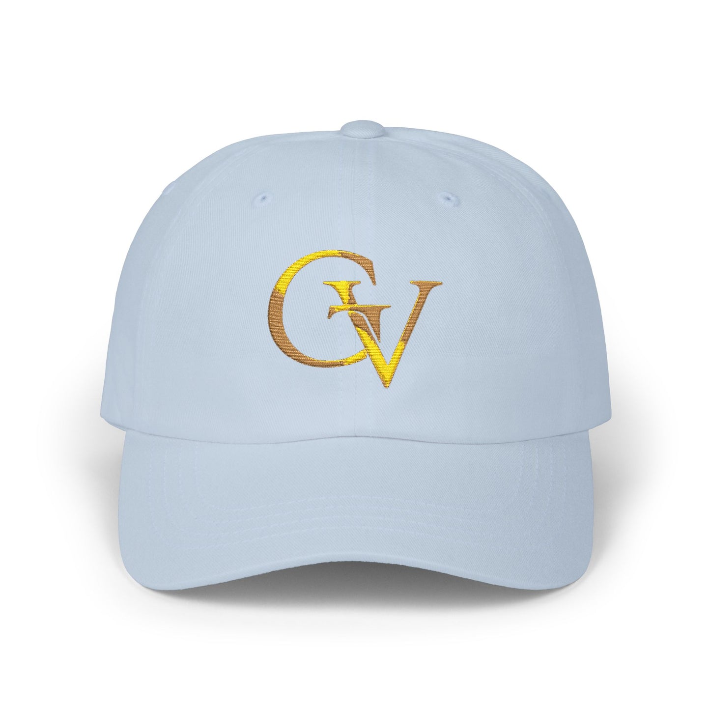 GV Gold Monogram Christian Dad Cap | Grace and Valor Collection