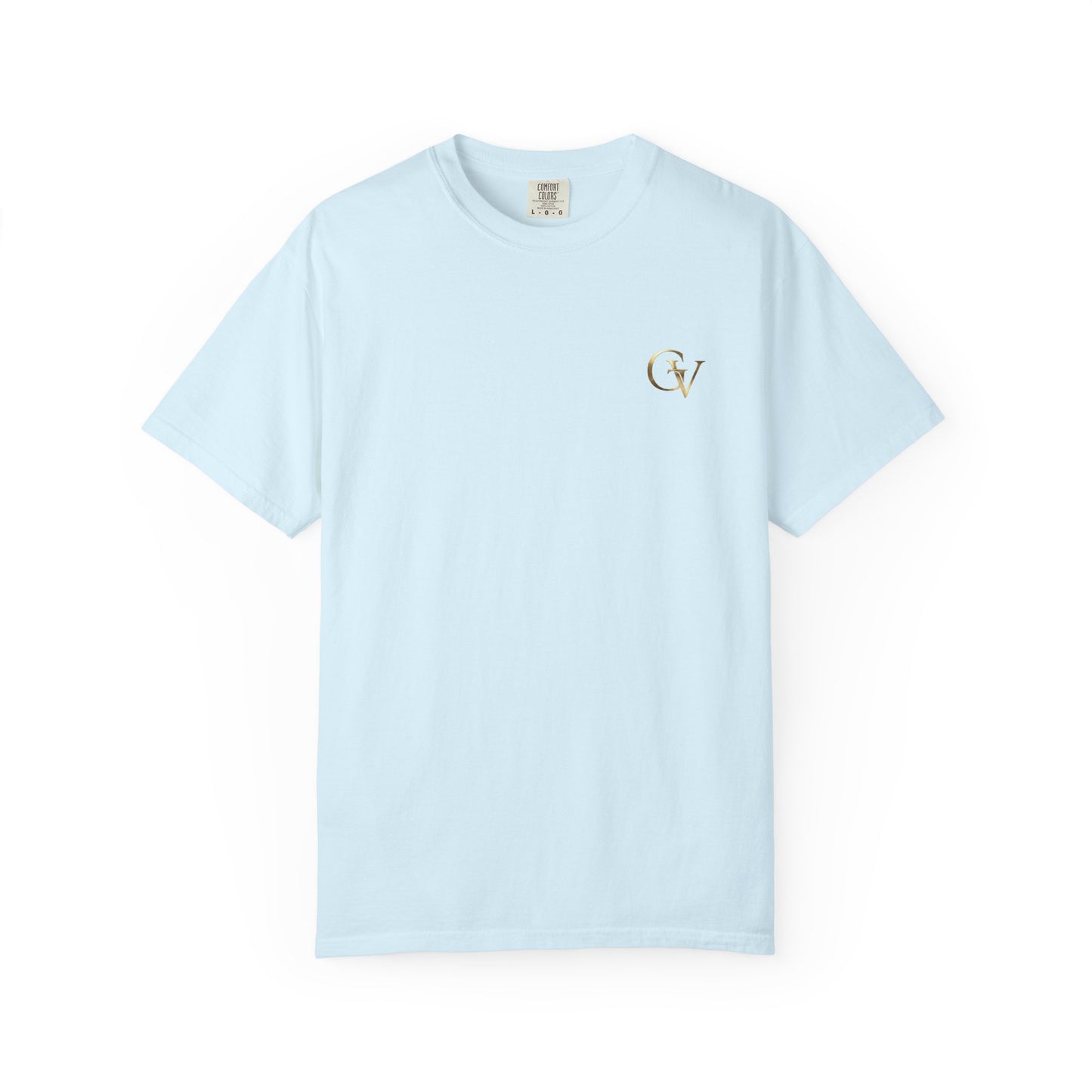Saved by Grace Unisex Christian T-Shirt | GV Gold Monogram Collection Ephesians 2:8 Bible Verse Faith Streetwear Apparel