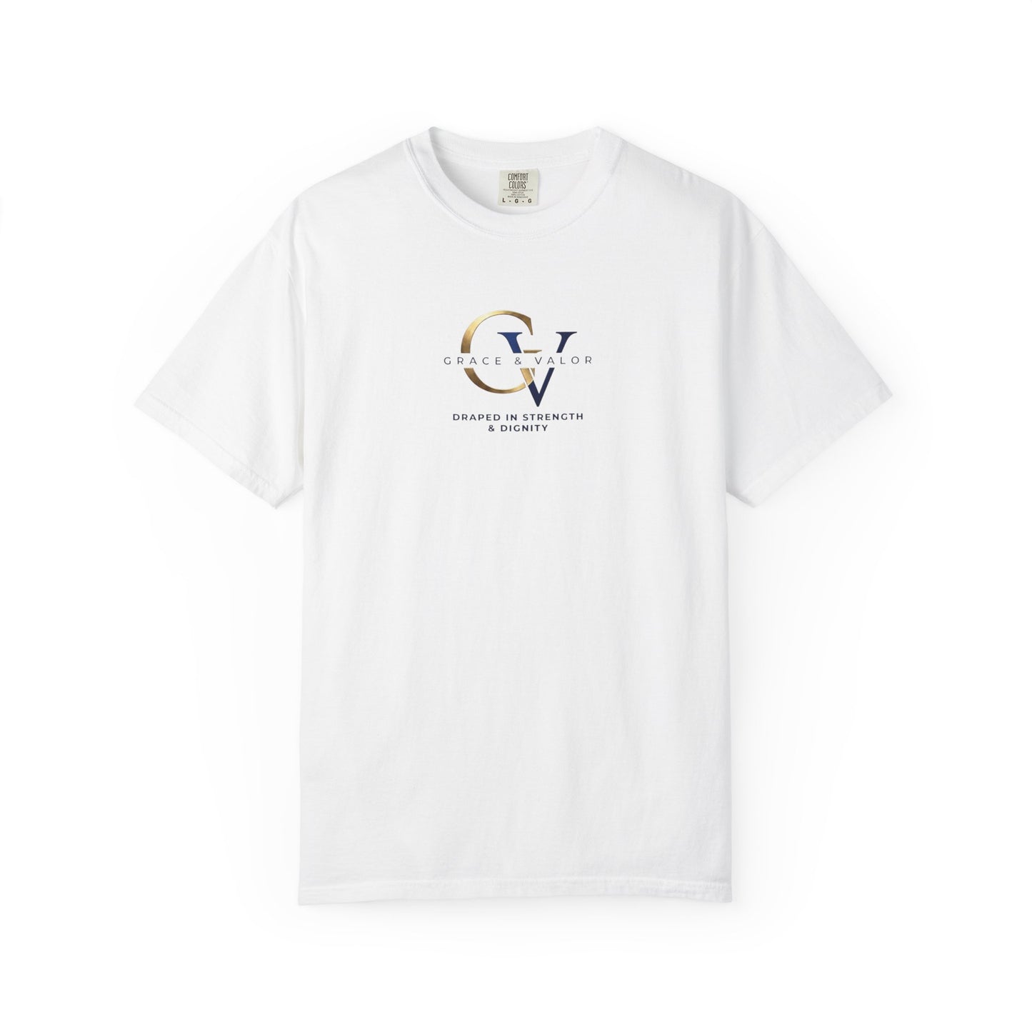 Strong in the Lord Unisex Christian T-Shirt | Grace and Valor Valor Signature Ephesians 6:10 Bible Verse Faith Streetwear Apparel