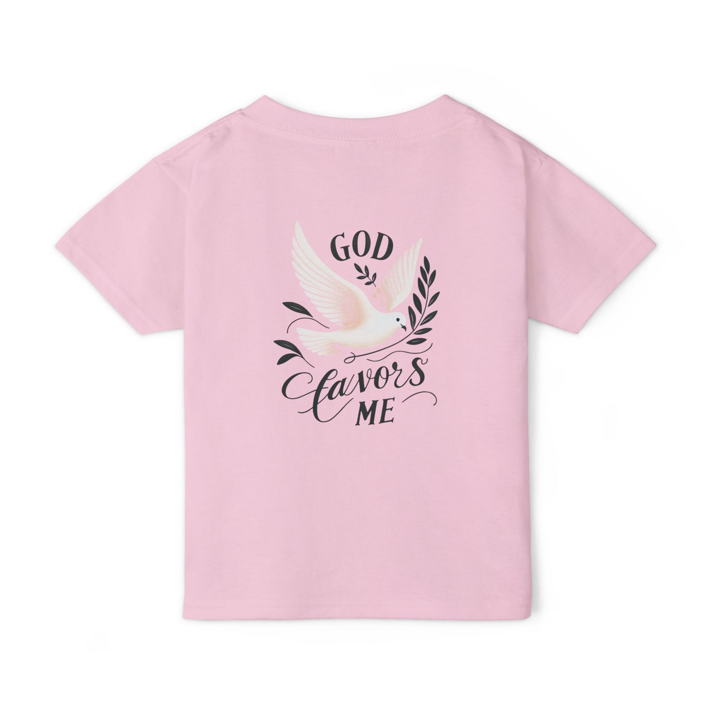 Grace & Valor Toddler T-Shirt - Black Scripture Design