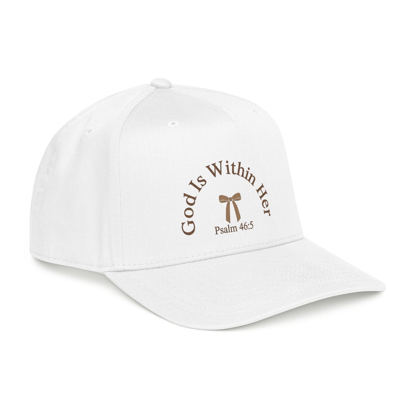 Christian Mid Profile Baseball Cap | Faith-Based Snapback Hat for Men & Women | Embroidered Bible Verse Cap | Inspirational Christian Apparel Gift