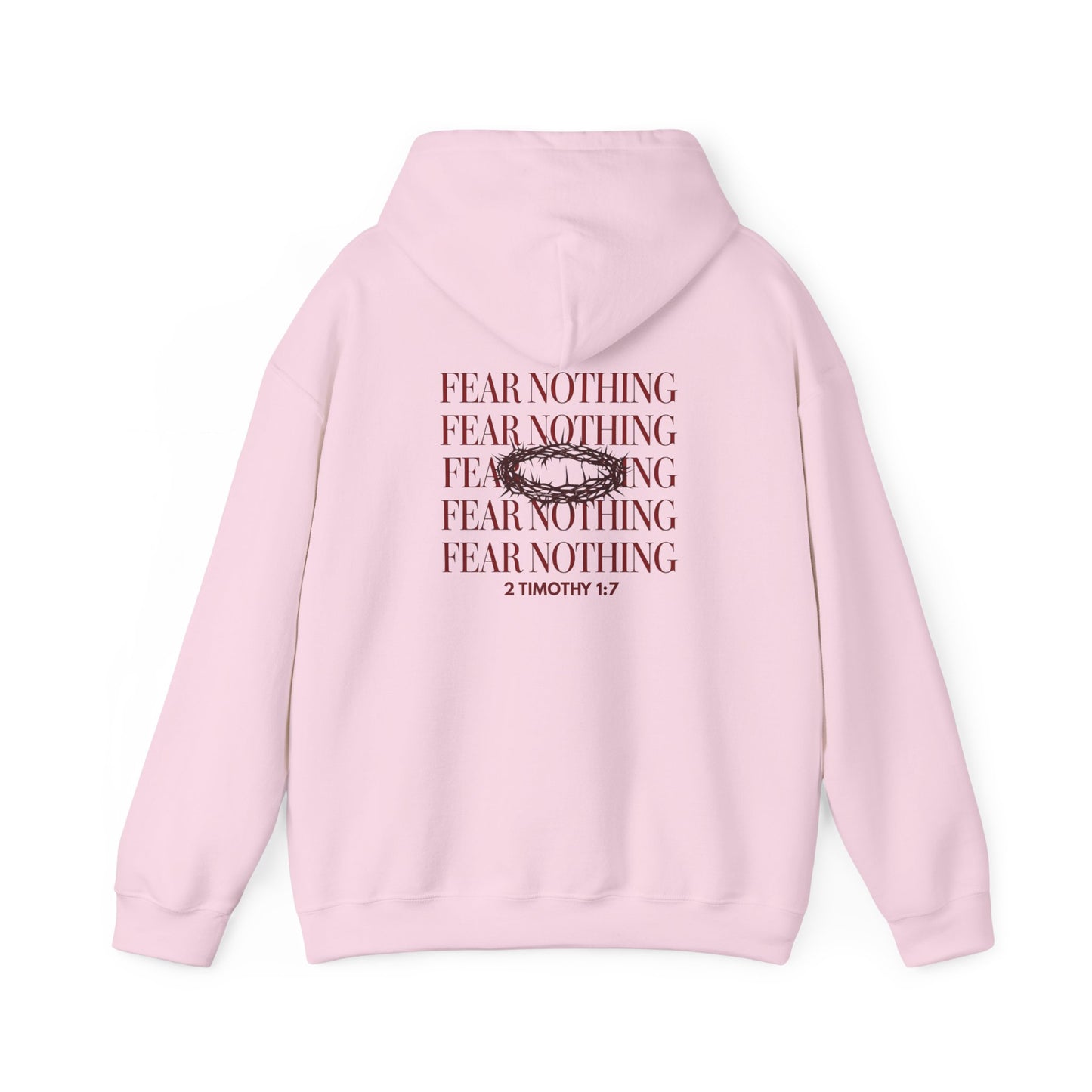 Fear Nothing Unisex Christian Hoodie | GV Gold Monogram Collection Faith Streetwear Apparel