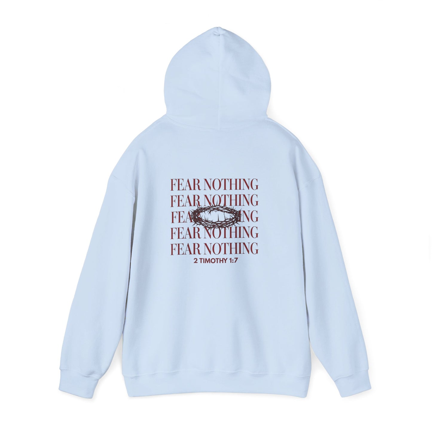 Fear Nothing Unisex Christian Hoodie | GV Gold Monogram Collection Faith Streetwear Apparel
