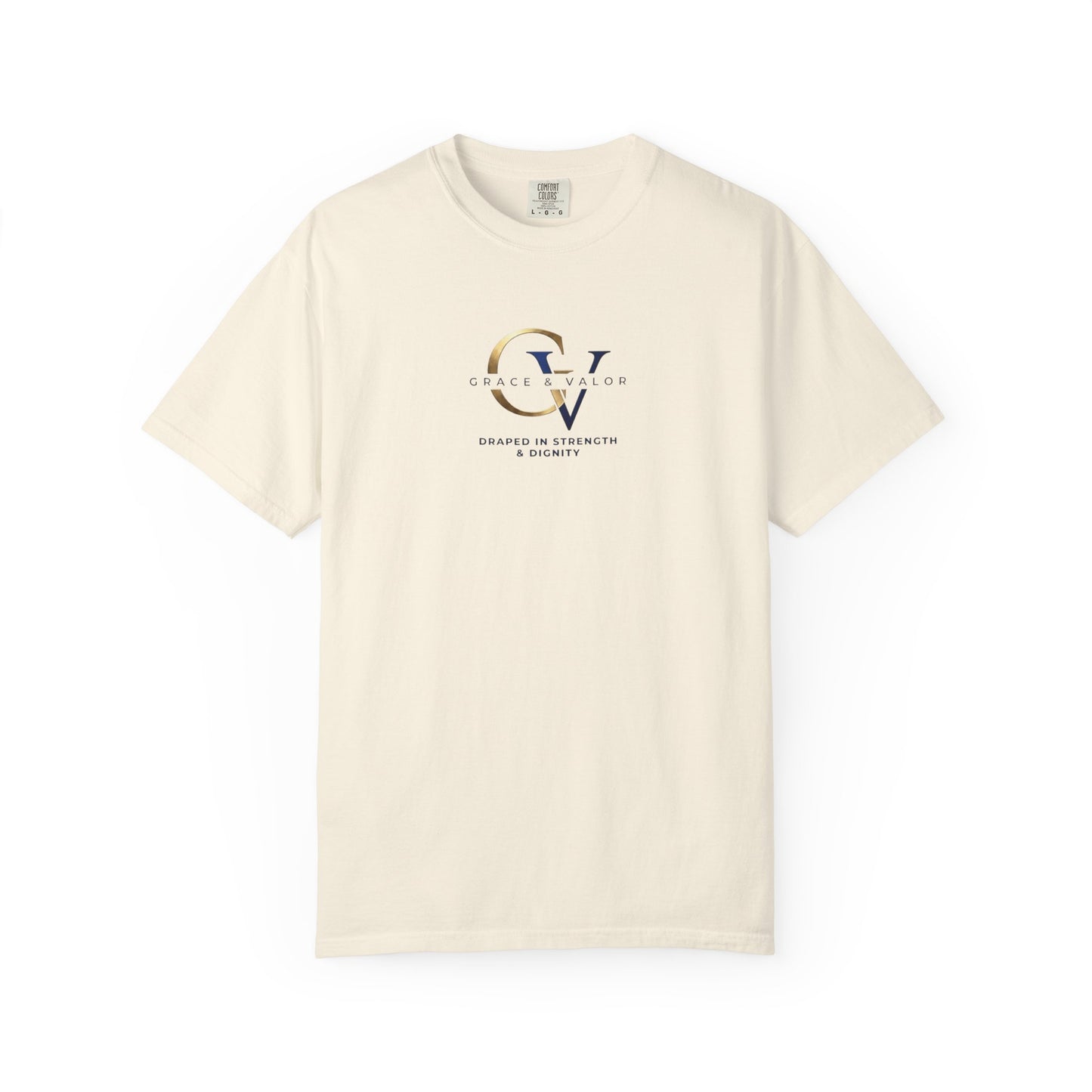 Strong in the Lord Unisex Christian T-Shirt | Grace and Valor Valor Signature Ephesians 6:10 Bible Verse Faith Streetwear Apparel